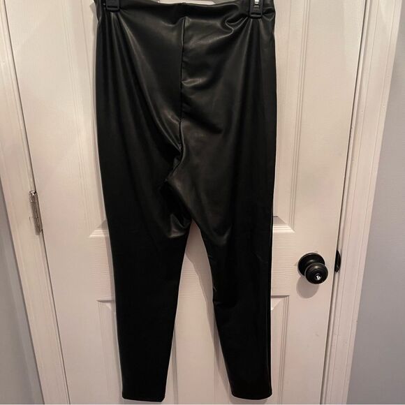 Express high waist faux leather leggings - Picture 3 of 6